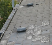Cracked and damaged tiles partially replaced, all matched to existing by P & AS Hayselden Roofing